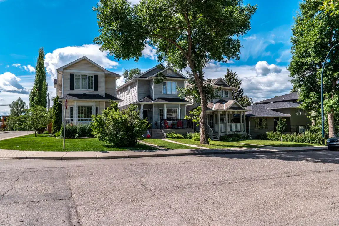 A residential street in Windsor Park